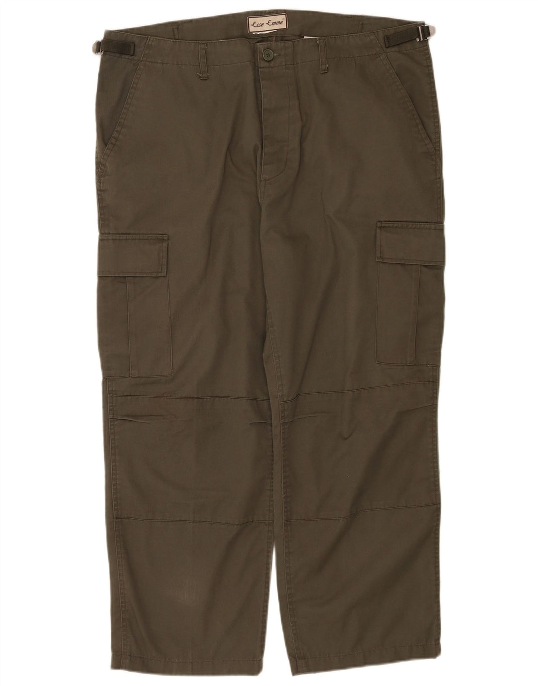 Ανδρικό ίσιο παντελόνι Cargo ESSE EMME W38 L27 Khaki
