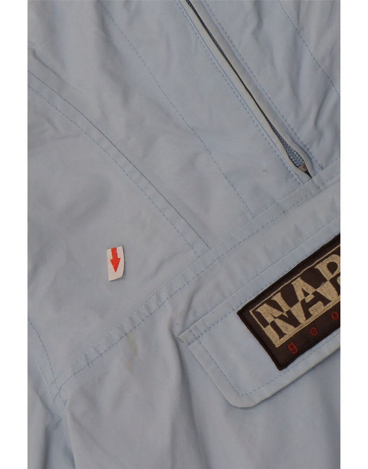 Γυναικείο μπουφάν βροχής με κουκούλα Napapijri UK 10 Small Blue