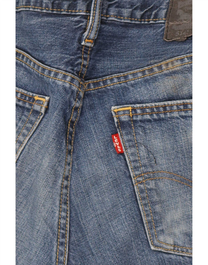 Levi's Mens 514 Straight Jeans W32 L32 Blue Cotton