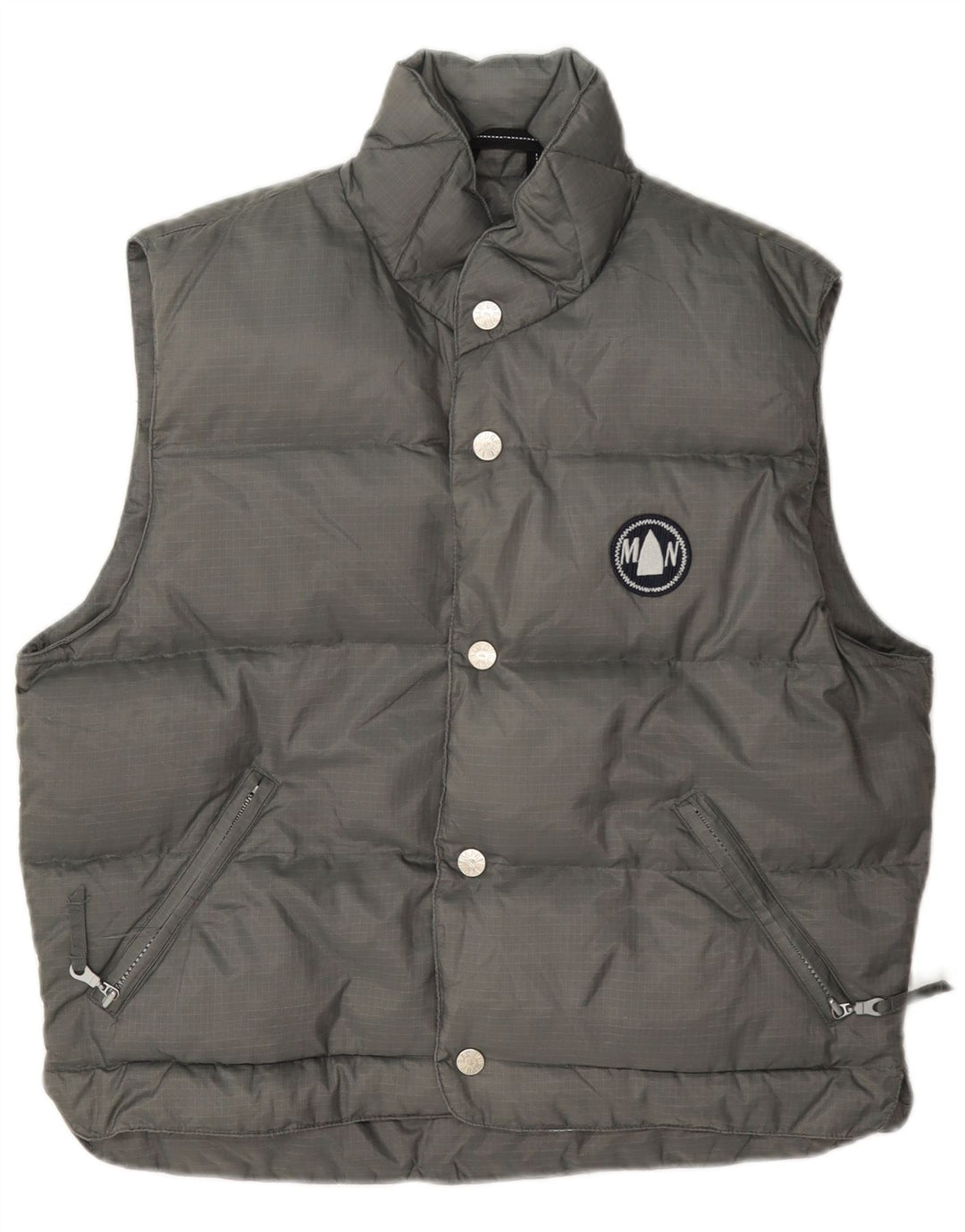 Murphy & Nye Mens Padded Gilet UK 34 XS Grey Polyamide