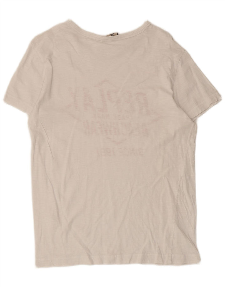 Ανδρικό γραφικό T-shirt Replay Top Small White