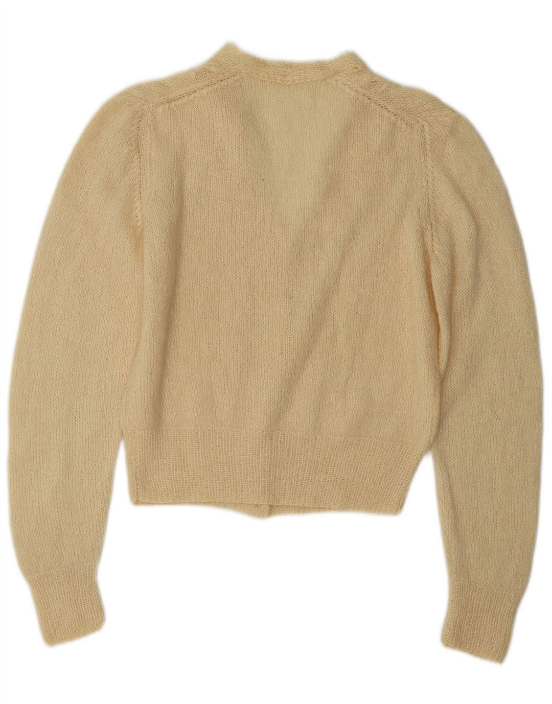 Vintage γυναικεία ζακέτα πουλόβερ UK 12 Medium Off White