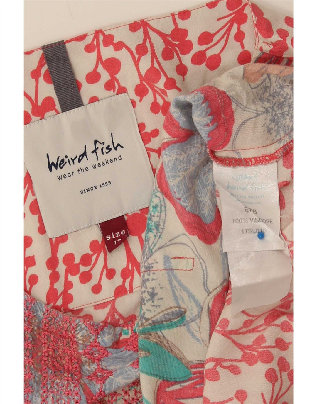 Γυναικεία μπλούζα Weird Fish Oversized Top UK 12 Medium πολύχρωμα Floral