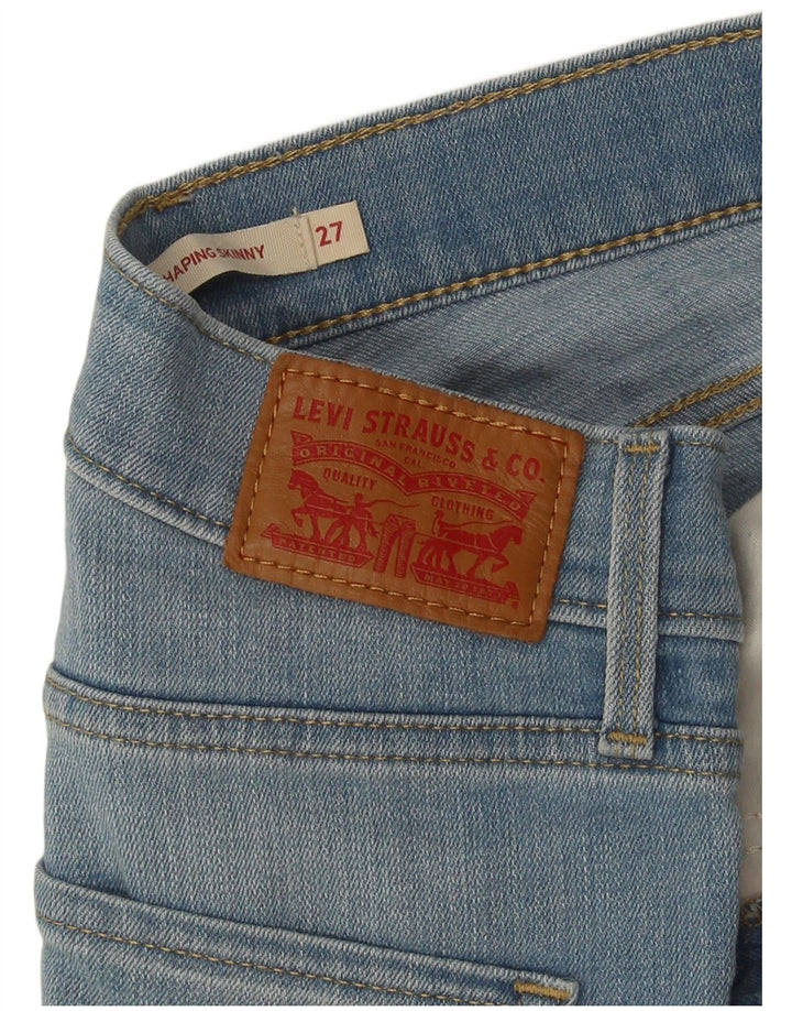 Levi's Womens Shaping Skinny Jeans W27 L29 Blue