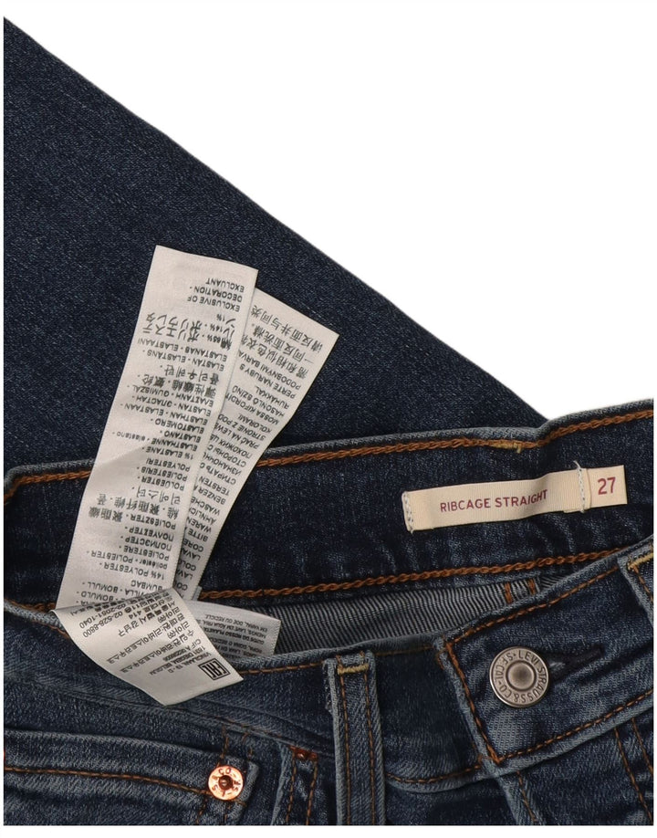 Γυναικείο Levi's Ribcage Straight Jeans W27 L29 Μπλε βαμβακερό