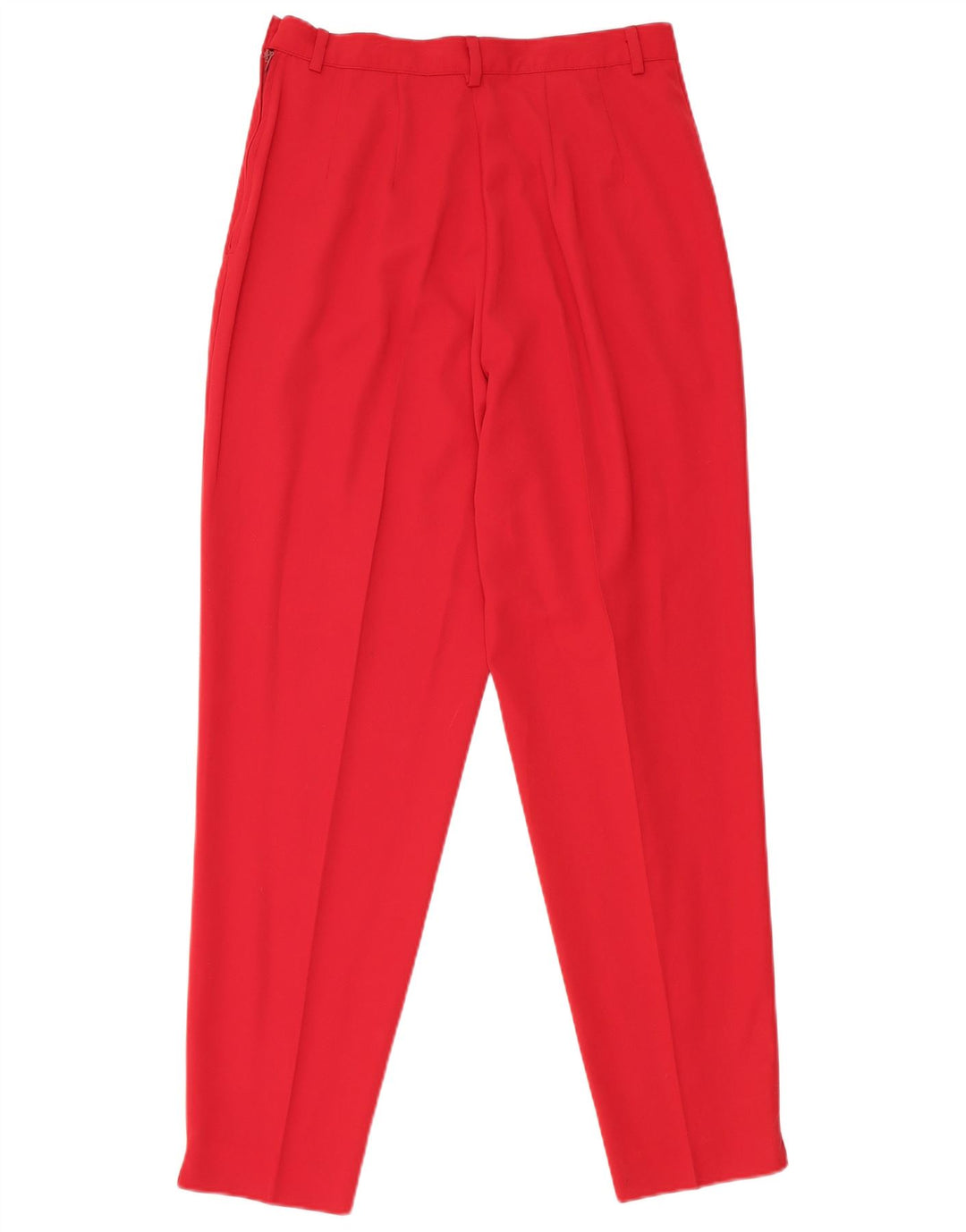 Benetton γυναικείο κοστούμι παντελόνι IT 44 Medium W26 L28 Red Polyester
