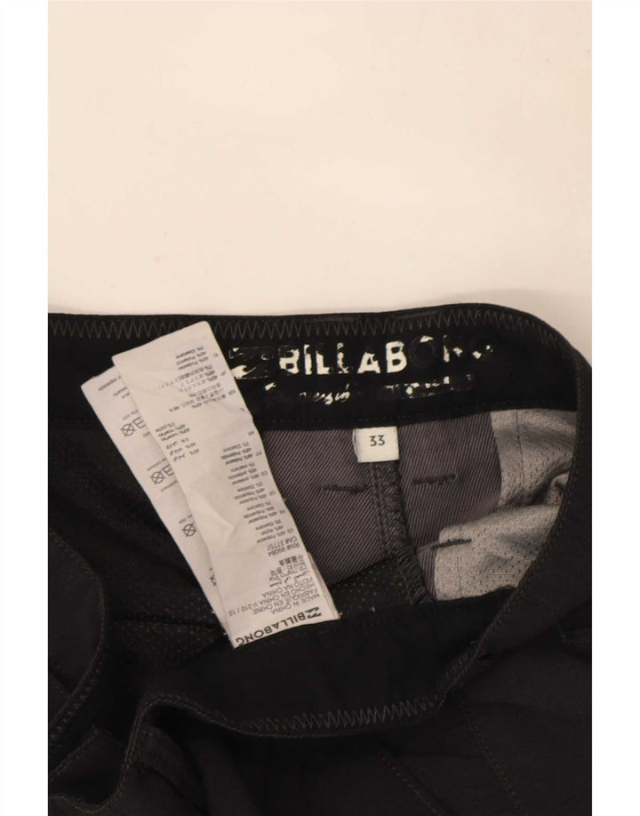 Ανδρικό σορτς Chino Billabong W33 μεγάλο μαύρο πολυεστέρα