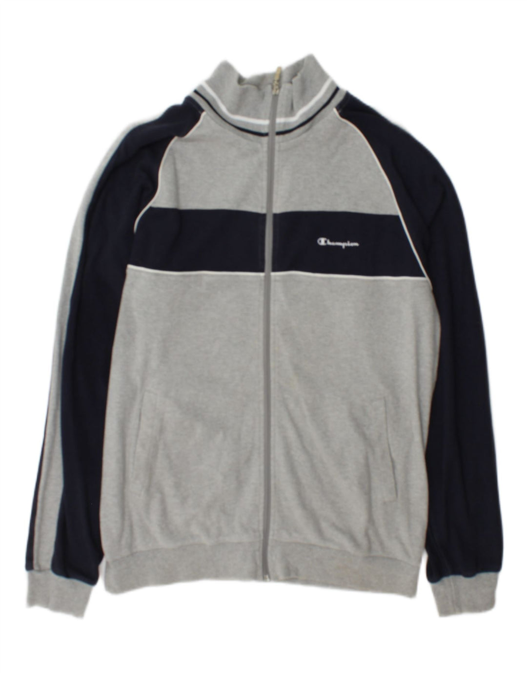 Ανδρική αθλητική φόρμα Champion Top Jacket μεγάλο γκρι χρώμα, βαμβακερό