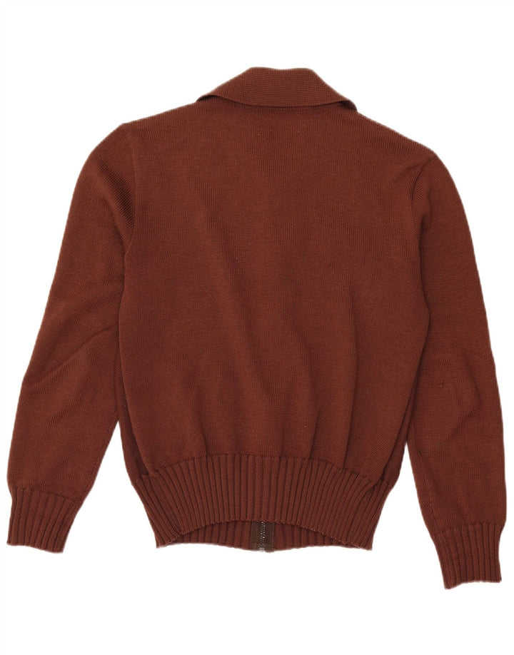 Γυναικείο πουλόβερ Rainbow Cardigan IT 48 XL Καφέ Μαλλί