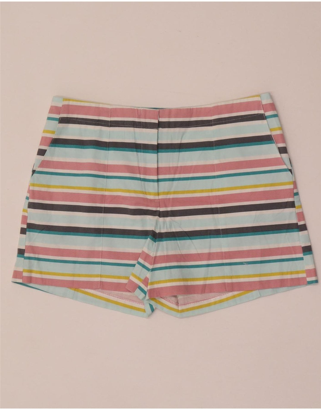 OASIS Γυναικείο σορτς Chino UK 12 Medium W32 Πολύχρωμο βαμβακερό ριγέ