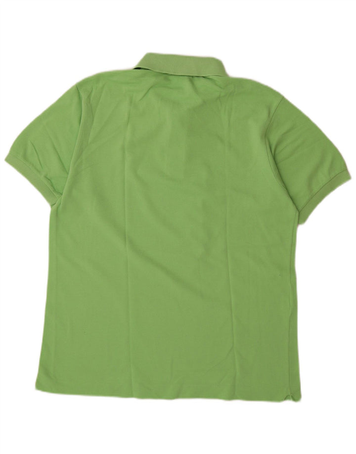 Ανδρικό μπλουζάκι πόλο Lacoste, Μέγεθος 4, Μεσαίο πράσινο βαμβακερό