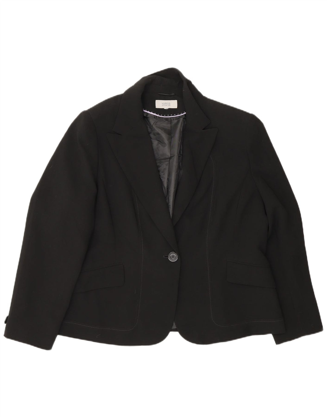 Marks & Spencer Γυναικείο Μπουφάν Blazer UK 18 XL Μαύρο