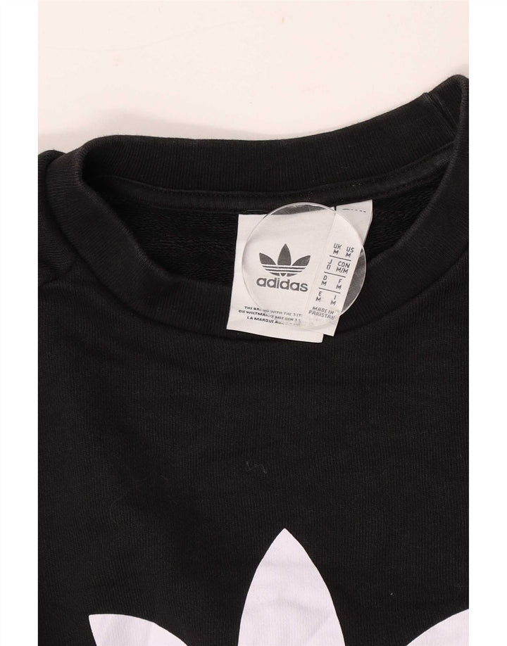 Ανδρικό γραφικό φούτερ Adidas Jumper Medium Μαύρο