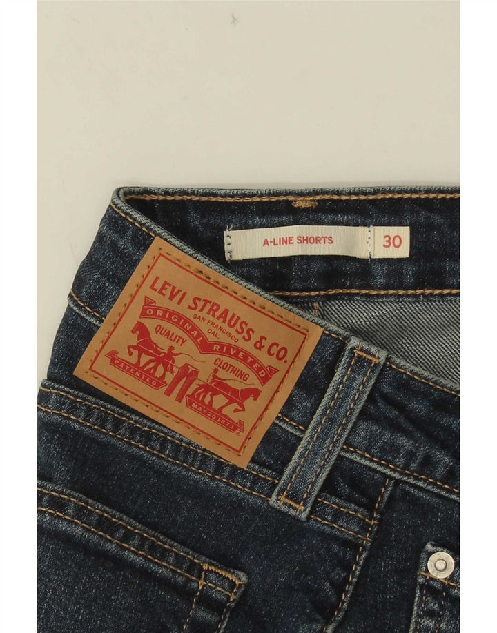 Γυναικείο τζιν σορτς Levi's W30 μεσαίο μπλε βαμβακερό