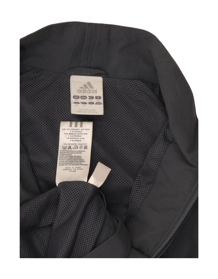 Γυναικεία αθλητική φόρμα Adidas Top Jacket UK 12 Medium Grey Polyester