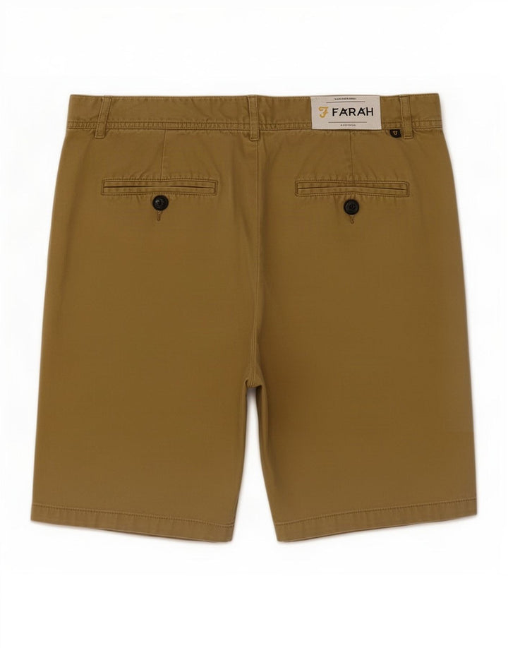 Farah Ανδρικό σορτς Chino Μεσαίο W32 Βαμβακερό χακί