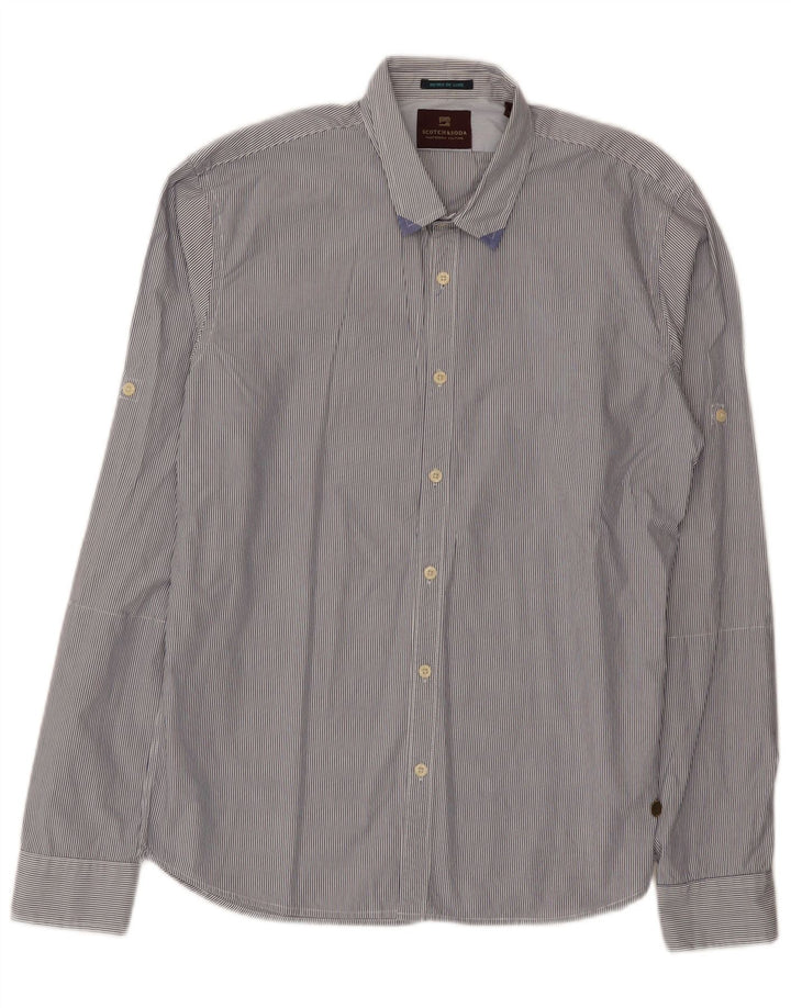 Ανδρικό πουκάμισο Scotch & Soda, Βαμβακερό, μεσαίο μπλε ναυτικό