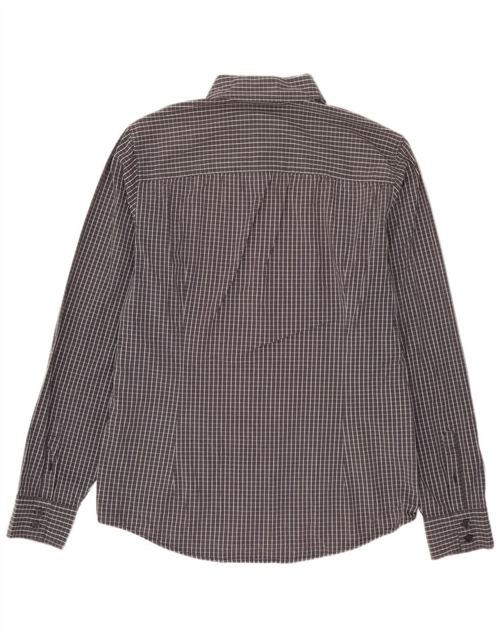 Ανδρικό πουκάμισο CALVIN KLEIN JEANS μεσαίο γκρι Gingham