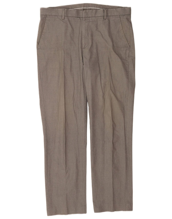 Calvin Klein Ανδρικό παντελόνι Chino Slim Fit W36 L32 Γκρι βαμβακερό