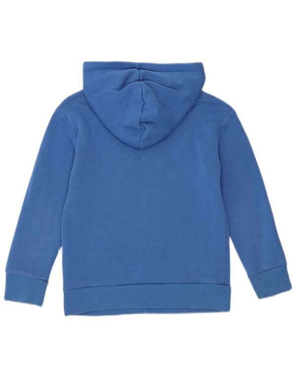 Puma Boys Graphic Hoodie Jumper 5-6 Years XS Blue Cotton