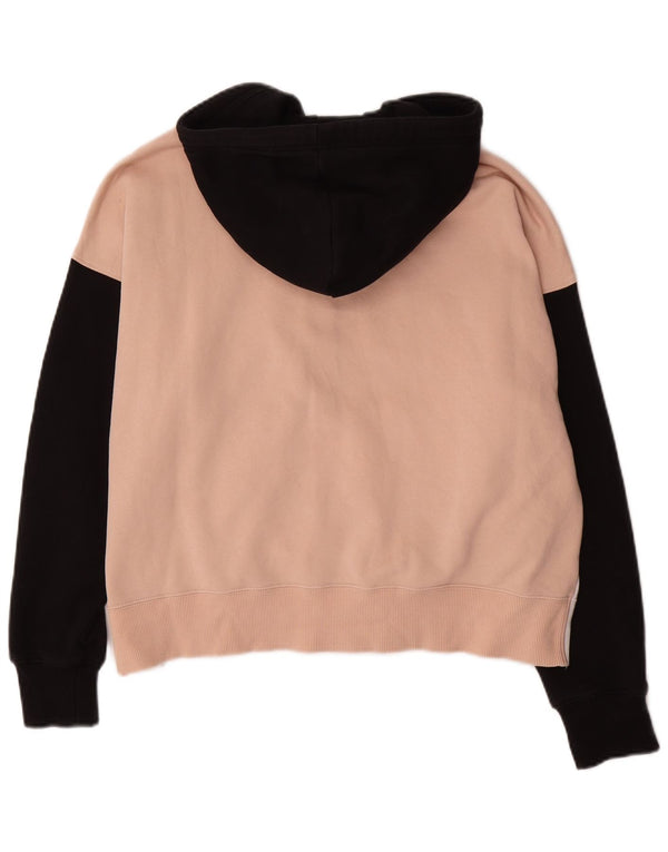 Champion γυναικείο πουλόβερ με κουκούλα UK 10 Small Off White Colourblock
