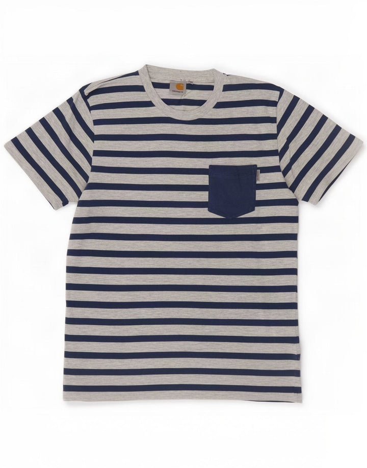 Ανδρικό T-Shirt Carhartt Top Μεσαίο γκρι βαμβακερό ριγέ