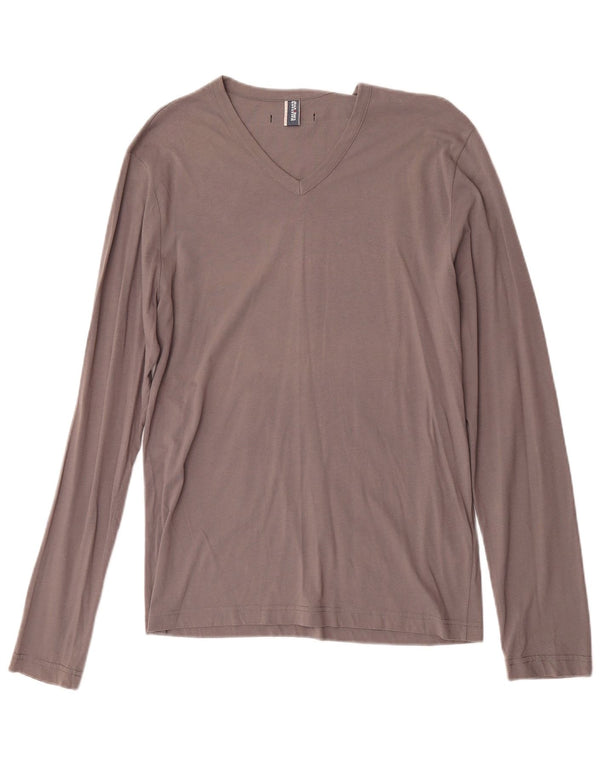 Jean Paul Gaultier Γυναικείο γραφικό μακρυμάνικο UK 18 XL Γκρι σχεδιαστής