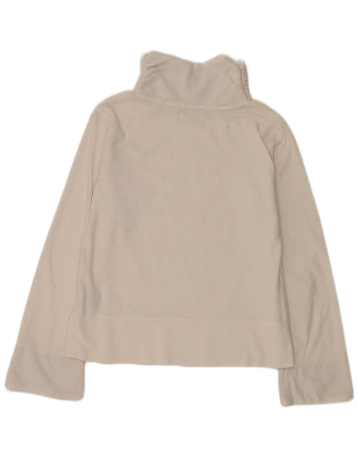 Roxy γυναικείο τοπ μακρυμάνικο UK 19 Medium Off White Πολυεστέρας