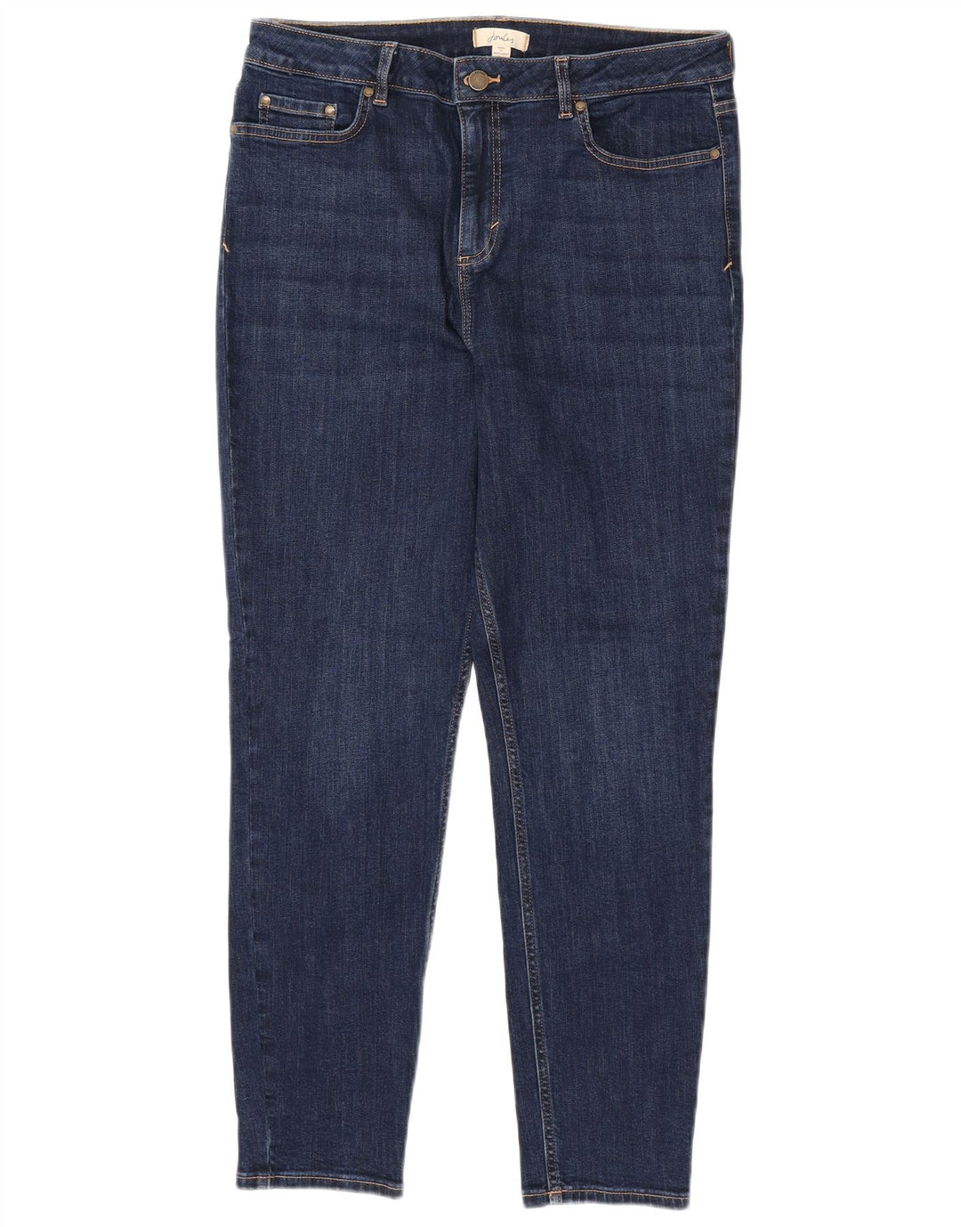 JOULES Γυναικεία Skinny Jeans UK 14 Large W32 L28 Navy Blue Cotton