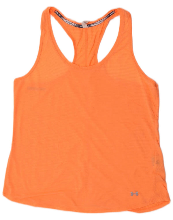 Under Armour Γυναικείο Heat Gear Vest Top UK 18 XL Orange Polyester