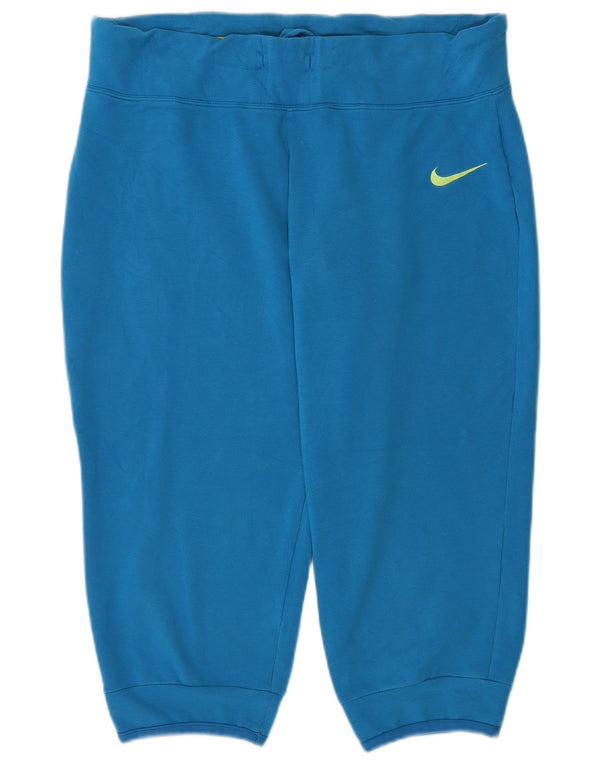 Γυναικεία φόρμα Nike Dri Fit Capri Παντελόνια Joggers US 12/14 Large Blue
