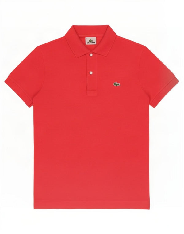 Ανδρικό πουκάμισο πόλο Lacoste νούμερο 2 XS Ροζ βαμβακερό
