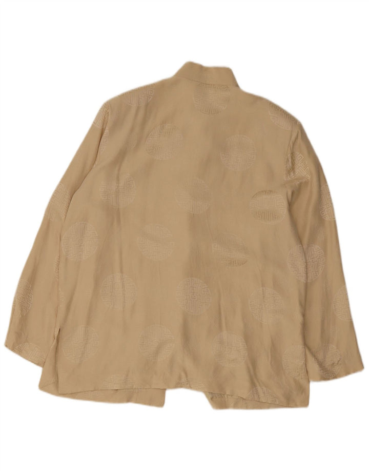 Μπλούζα Γυναικεία Abstract Pattern Μπλούζα IT 42 Medium Beige Silk