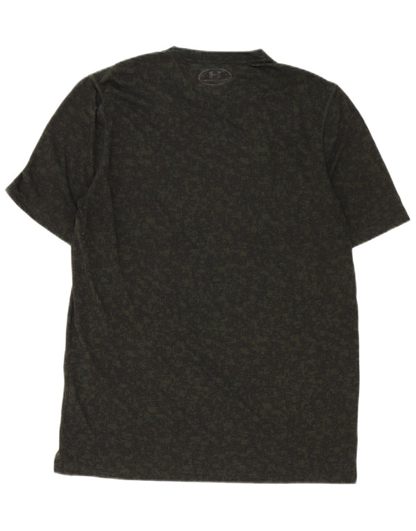 Ανδρικό μπλουζάκι Under Armour Heat Gear Top Large Green Flecked