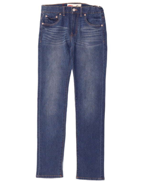 Levi's Girls 510 Skinny Jeans 13-14 ετών W28 L30 Μπλε βαμβακερό