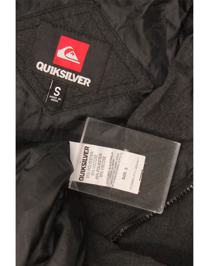 Ανδρικό στρατιωτικό μπουφάν QUIKSILVER UK 36 Small Grey Polyester