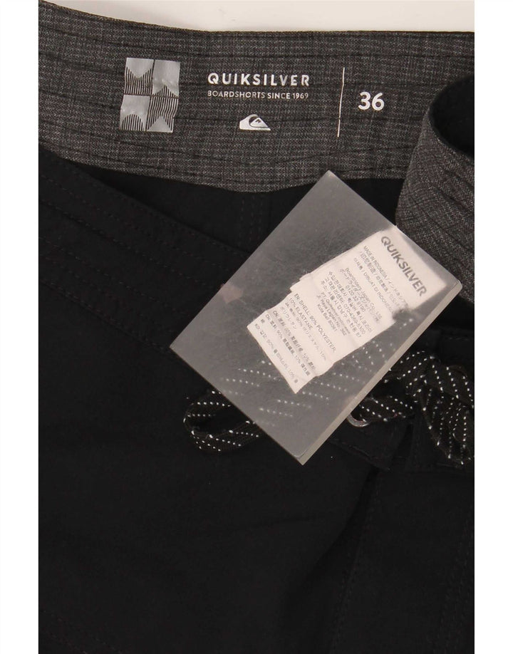 Ανδρικό σορτς κολύμβησης Quiksilver μεγάλο μαύρο πολυεστέρα