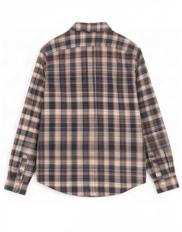 Ανδρικό φανελένιο πουκάμισο Ben Sherman, μεγάλο μπλε καρό