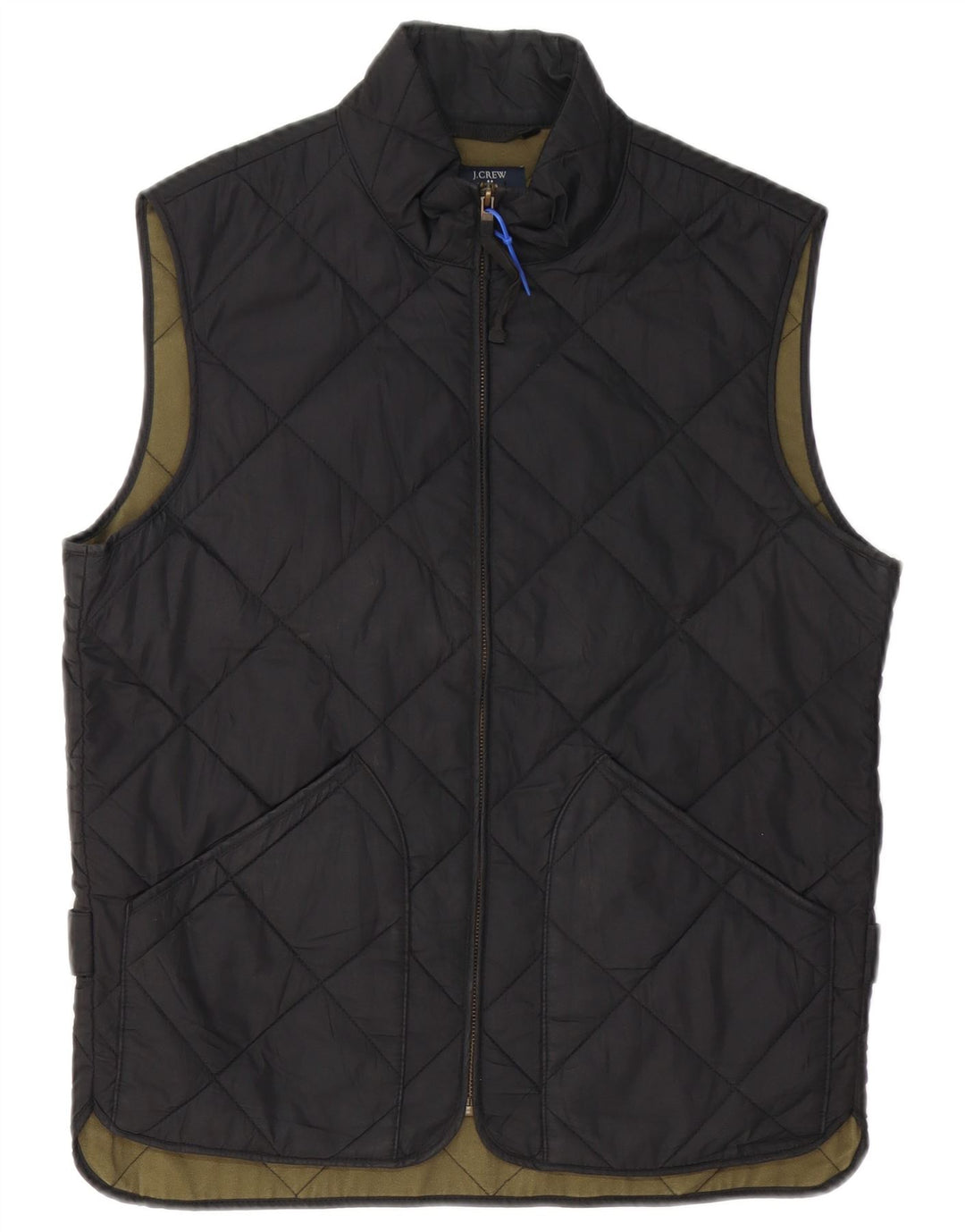 J. CREW Ανδρικά καπιτονέ Gilet UK 36 Small Black Polyester