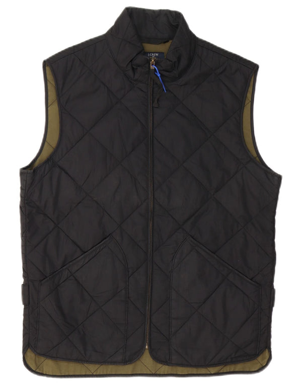 J. CREW Ανδρικά καπιτονέ Gilet UK 36 Small Black Polyester