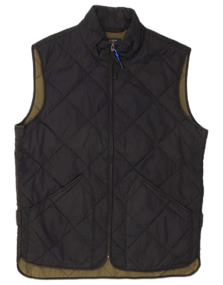 J. CREW Ανδρικά καπιτονέ Gilet UK 36 Small Black Polyester