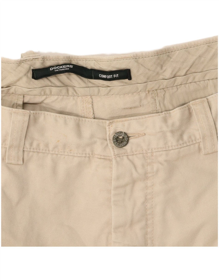 DOCKERS Ανδρικό ίσιο παντελόνι Chino W42 L32 Μπεζ