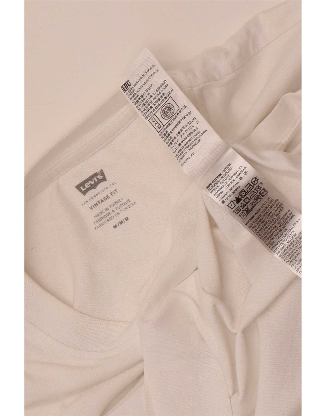 Ανδρικό T-shirt Levi's Vintage Fit Top Μεσαίο λευκό βαμβακερό