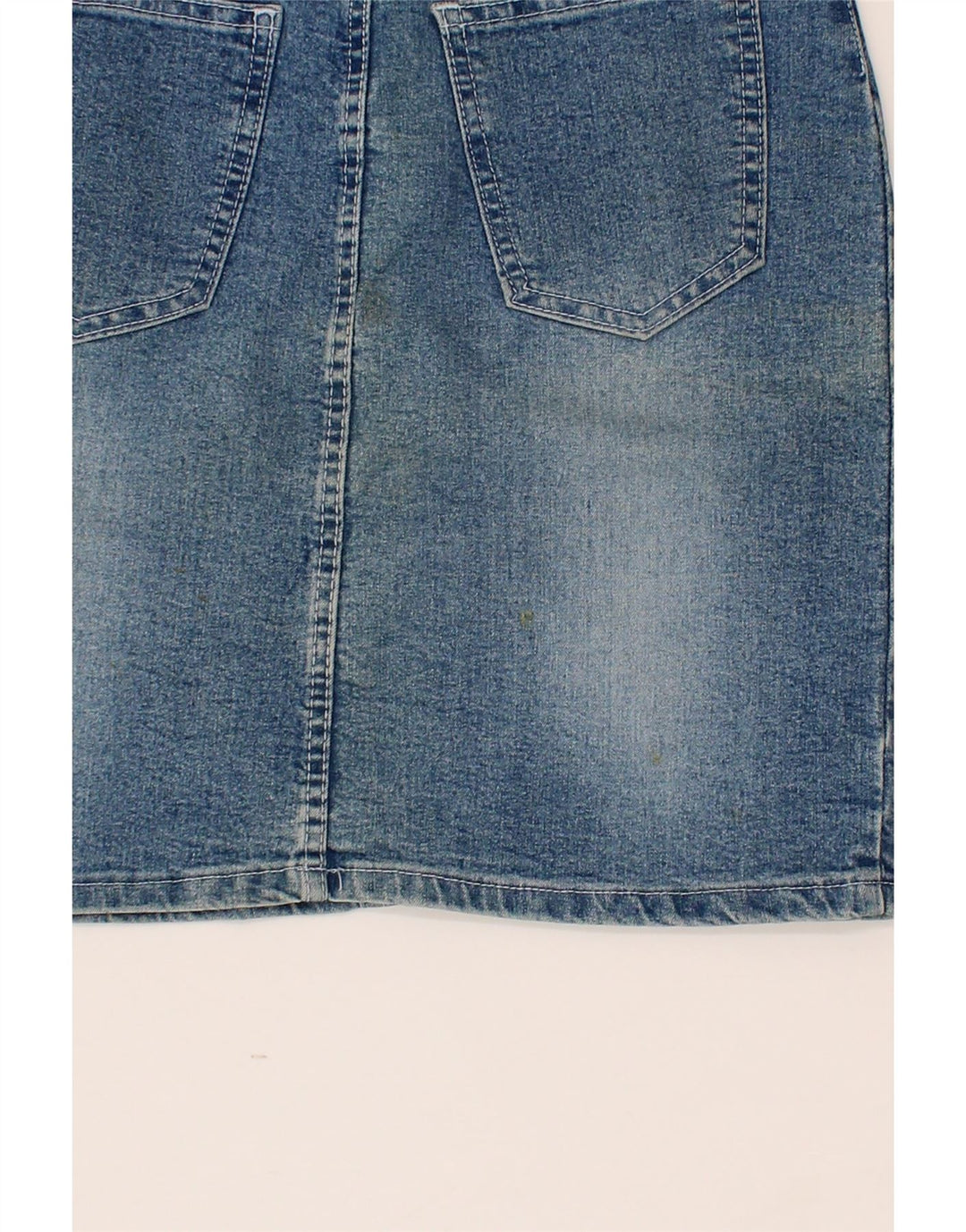 VINTAGE Womens Denim Skirt W29 Medium Blue Cotton Vintage Vintage and Second-Hand Vintage from Messina Hembry 