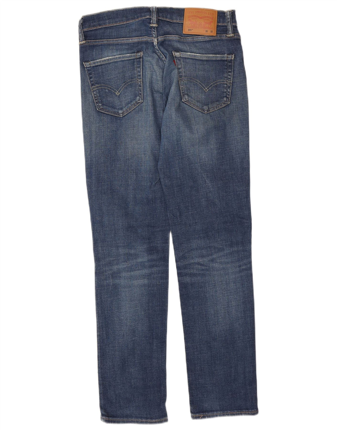 LEVI'S Mens 511 Slim Jeans W30 L32 Blue Cotton