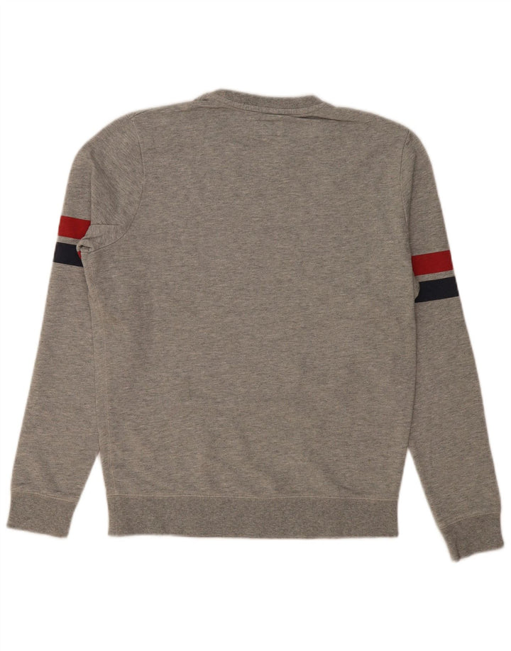 Ανδρικό γραφικό φούτερ Wrangler Jumper Small Grey Colourblock Βαμβακερό