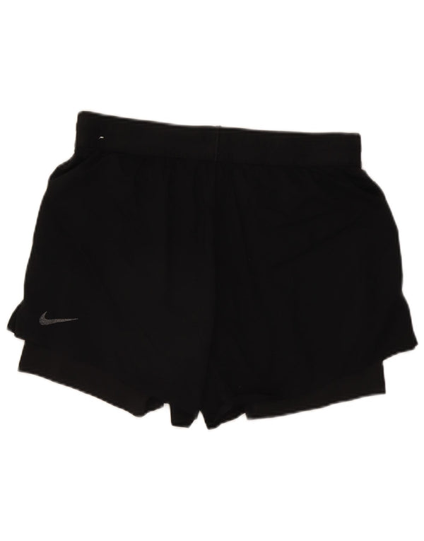 Γυναικείο αθλητικό σορτς Nike Dri Fit UK 14 μεσαίο μαύρο νάιλον