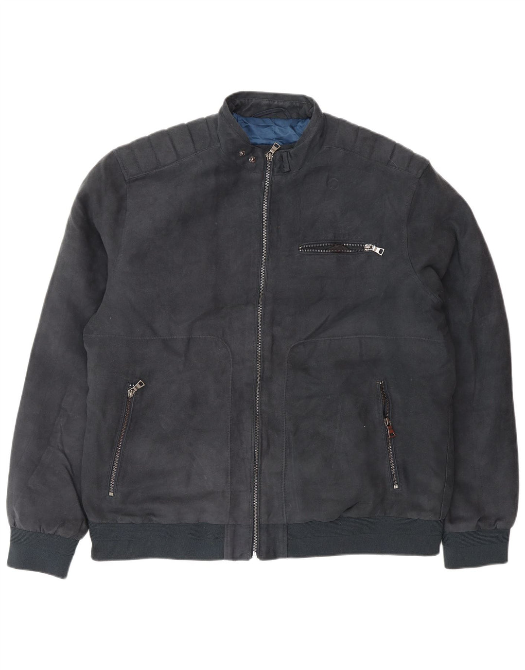 Ανδρικό μπουφάν μπουφάν Marks & Spencer UK 42 XL Navy Blue Polyester