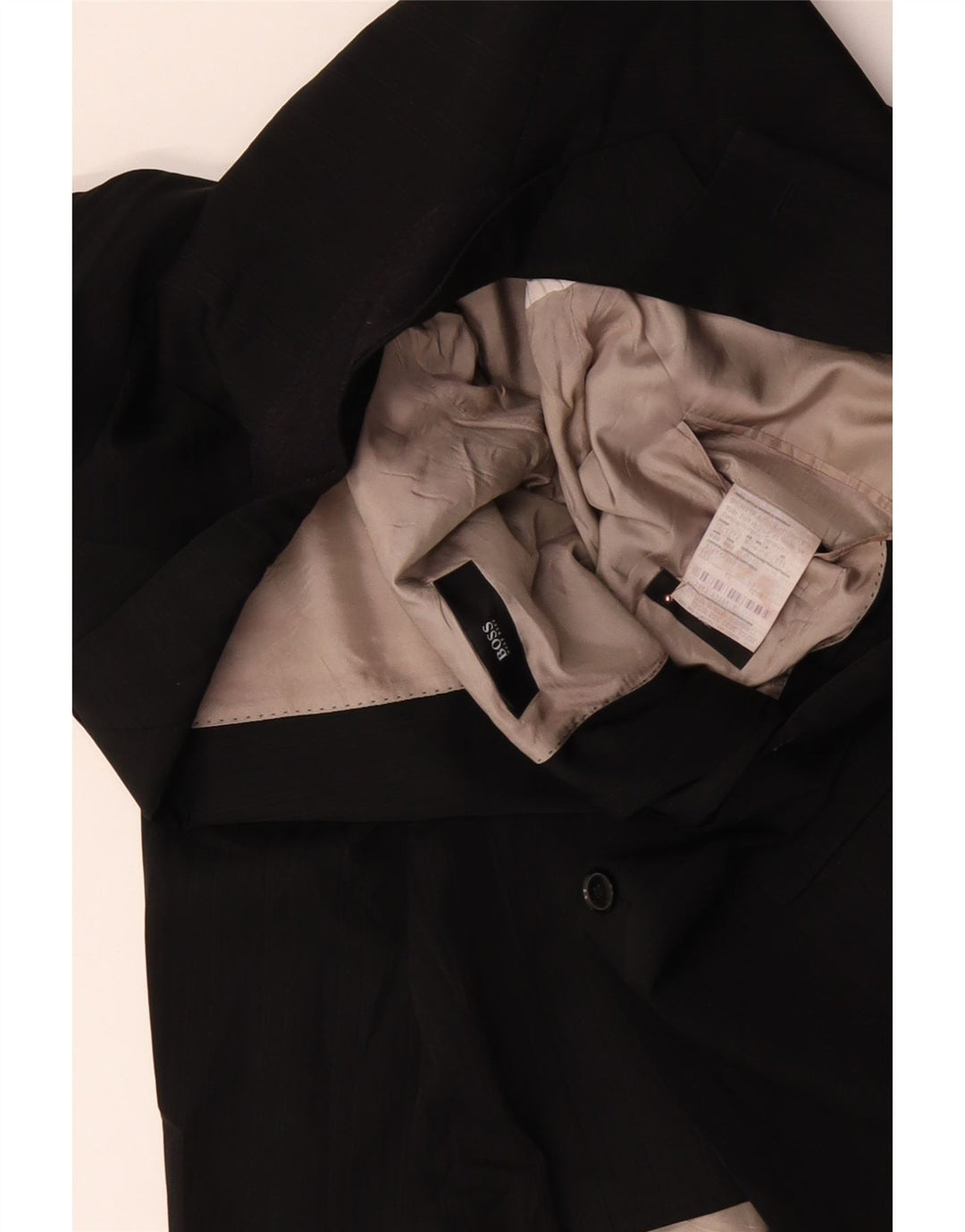 HUGO BOSS Ανδρικό σακάκι μπλέιζερ με 2 κουμπιά EU 60 5XL Μαύρο παρθένο μαλλί