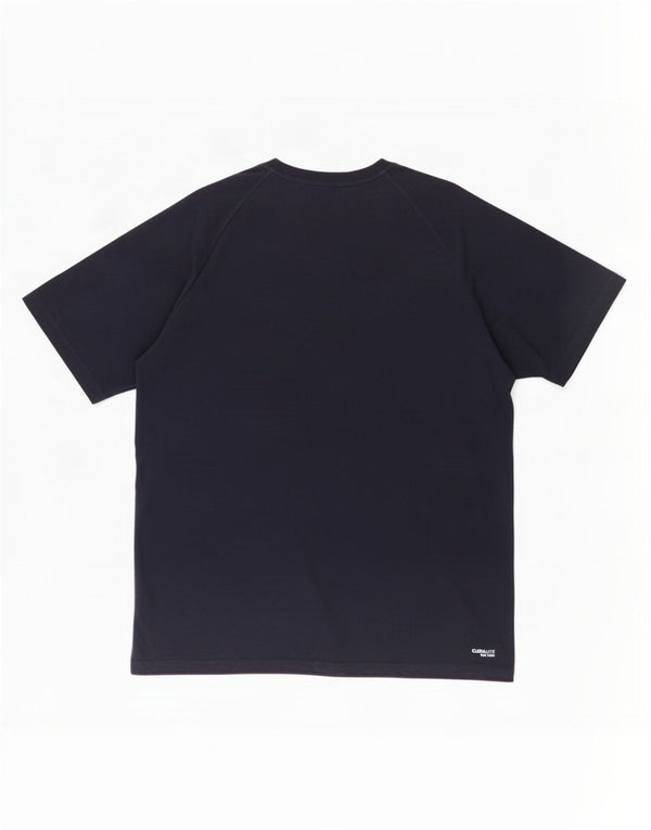 Ανδρικό T-Shirt Climalite Adidas Top XL Navy Blue Cotton